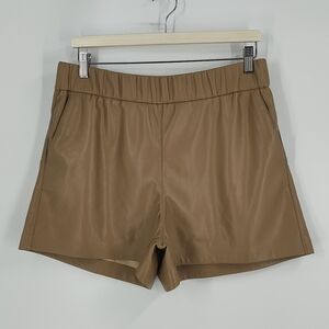 Maison Cinqcent | faux leather shorts